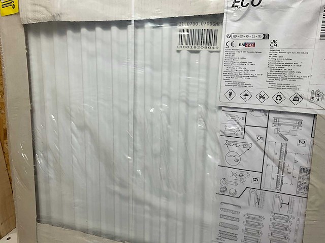 Henrad eco galva paneelradiator 1077w - afbeelding 3 van  3