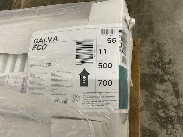 Henrad eco galva type 11 paneelradiator 594w (9x) - afbeelding 6 van  8