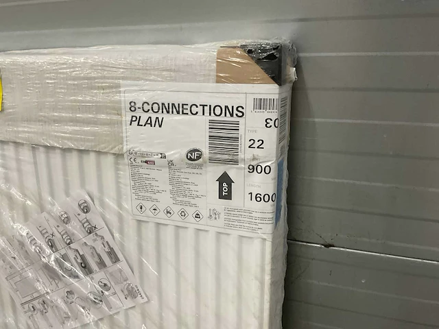 Henrad everest plan 8 type 22 paneelradiator 3602w - afbeelding 6 van  8