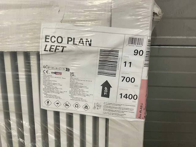 Henrad everest plan eco l type 11 paneelradiator 1453w - afbeelding 6 van  8