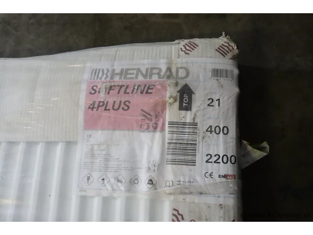 Henrad radiator type softline 4plus - 40x220cm | nieuw in verpakking - afbeelding 2 van  2