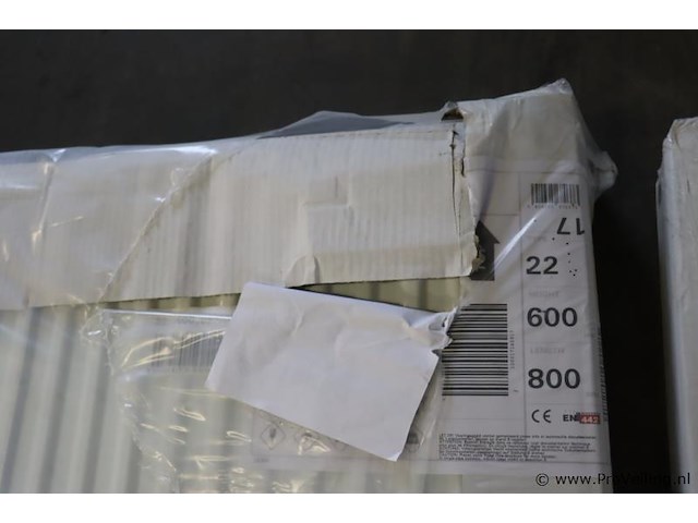 Henrad radiatoren | hygiëne galva | 60x80cm | 2 stuks | nieuw in verpakking - afbeelding 3 van  4