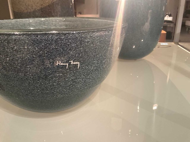 Henry dean set van 3 speciale glazen vazen - afbeelding 16 van  19