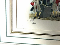 Henry lemarie houtsnede hand gesigneerd en genummerd - afbeelding 4 van  5