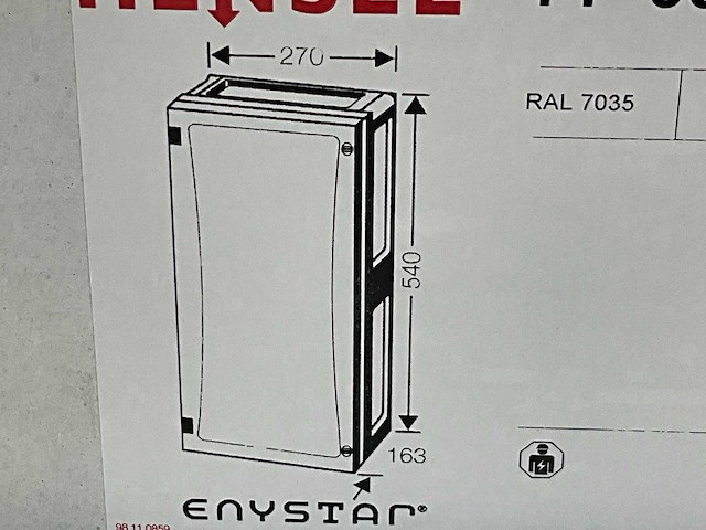 Hensel bm3 fp 0330 lege behuizing ip66 - afbeelding 5 van  7