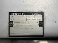 Heraeus rock/a 4/60 laboratorium glasverwarming - afbeelding 4 van  4
