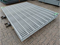 Heras - dubbelstaafs hekwerk 8/6/8 (14x) 1,83m licht grijs - afbeelding 3 van  8