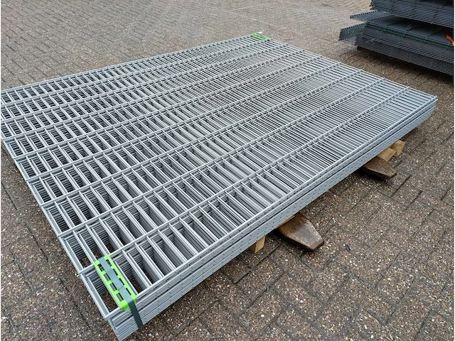 Heras - dubbelstaafs hekwerk 8/6/8 (14x) 1,83m licht grijs - afbeelding 5 van  8