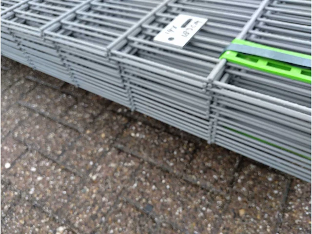 Heras - dubbelstaafs hekwerk 8/6/8 (14x) 1,83m licht grijs - afbeelding 7 van  8