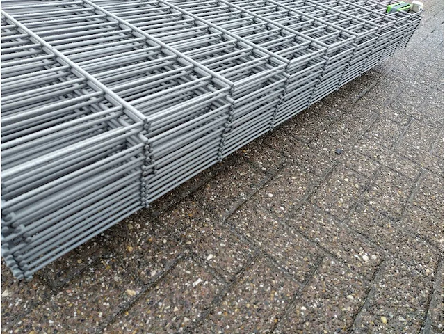 Heras - dubbelstaafs hekwerk 8/6/8 (14x) 1,83m licht grijs - afbeelding 8 van  8
