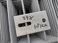 Heras - dubbelstaafs hekwerk 8/6/8 (24x) 1,83m licht grijs - afbeelding 2 van  6