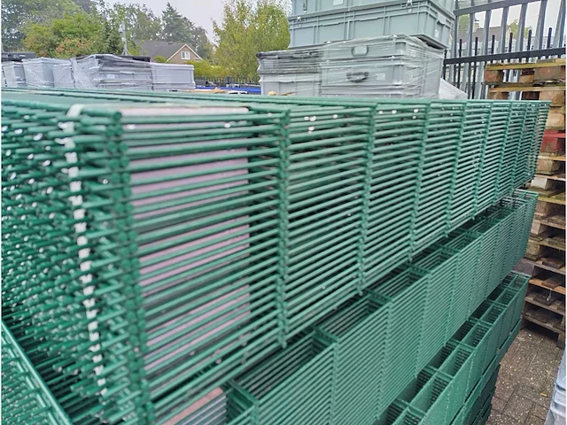 Heras - dubbelstaafs hekwerk 8/6/8 (25x) 1,83m groen - afbeelding 1 van  4