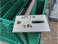 Heras - dubbelstaafs hekwerk 8/6/8 (25x) 1,83m groen - afbeelding 4 van  4