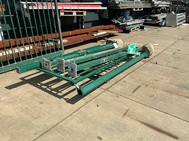 Heras draaipoort met hekwerk (7,5mtr) - afbeelding 3 van  5