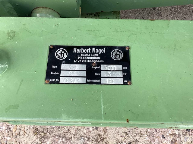 Herbert nagel 305 schaar heftafel - afbeelding 2 van  11
