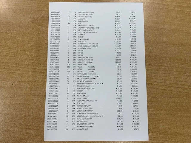 Herder - partij - heder slootmachine onderdelen - afbeelding 15 van  23