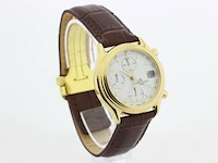 Heren chronograaf polshorloge baume & mercier, baumatic, witte wijzerplaat, bouwjaar ca 1990 - afbeelding 2 van  9