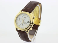 Heren chronograaf polshorloge baume & mercier, baumatic, witte wijzerplaat, bouwjaar ca 1990 - afbeelding 4 van  9