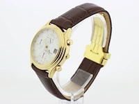 Heren chronograaf polshorloge baume & mercier, baumatic, witte wijzerplaat, bouwjaar ca 1990 - afbeelding 5 van  9