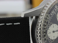 Heren chronograaf polshorloge breitling, navytimer, zwarte wijzerplaat, bouwjaar 60 er jaren - afbeelding 5 van  16