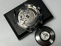 Heren chronograaf polshorloge omega, speedmaster, zwarte wijzerplaat, bouwjaar ca 2000 - afbeelding 5 van  16
