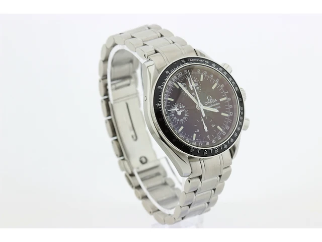 Heren chronograaf polshorloge omega, speedmaster, zwarte wijzerplaat, bouwjaar ca 2000 - afbeelding 9 van  16