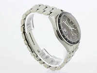 Heren chronograaf polshorloge omega, speedmaster, zwarte wijzerplaat, bouwjaar ca 2000 - afbeelding 10 van  16