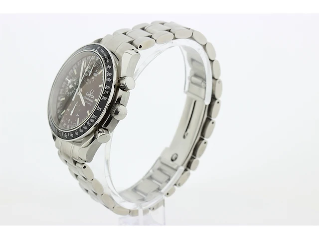 Heren chronograaf polshorloge omega, speedmaster, zwarte wijzerplaat, bouwjaar ca 2000 - afbeelding 12 van  16