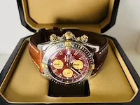 Heren horloge - breitling chronomat 18 kt goud - afbeelding 2 van  9