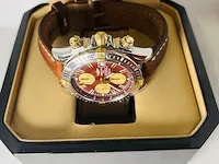 Heren horloge - breitling chronomat 18 kt goud - afbeelding 3 van  9