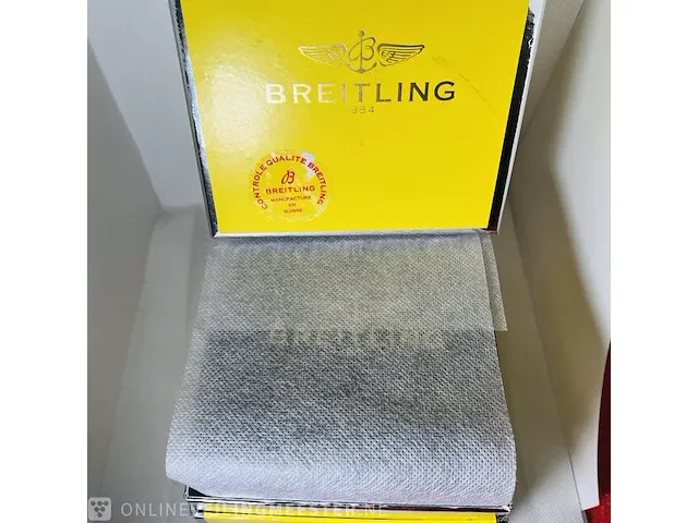 Heren horloge - breitling chronomat 18 kt goud - afbeelding 6 van  9