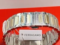 Heren horloge - ferragamo met 16 diamanten van €1500,00 - afbeelding 5 van  10