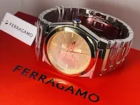 Heren horloge - ferragamo met 16 diamanten van €1500,00 - afbeelding 10 van  10