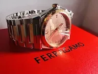 Heren horloge - ferragamo vega met 16 diamanten van €1500,00 - afbeelding 6 van  10