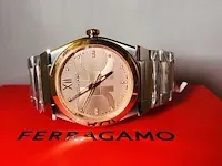 Heren horloge - ferragamo vega met 16 diamanten van €1500,00 - afbeelding 8 van  10
