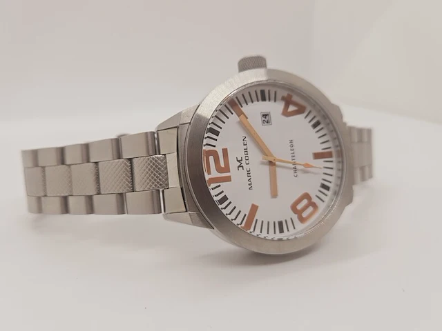 Heren horloge - marc coblen inclusief extra lunette - afbeelding 4 van  8
