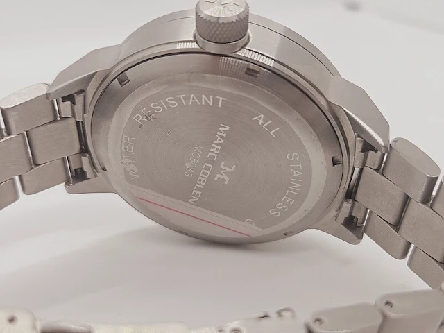Heren horloge - marc coblen inclusief extra lunette - afbeelding 8 van  8