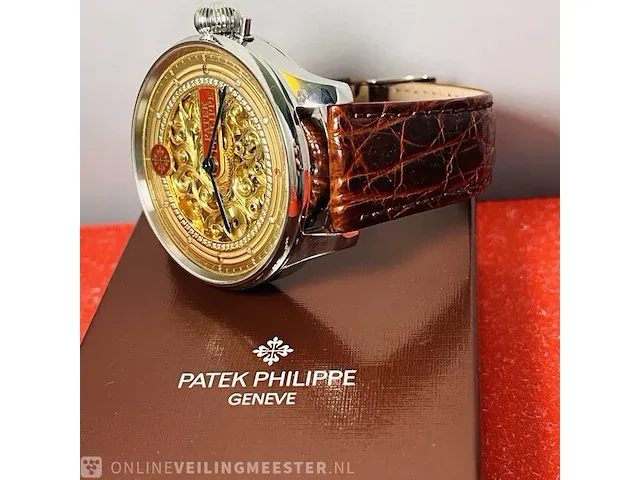 Heren horloge - patek philippe antieke polshorloge geserviced, bouwjaar 1907 - afbeelding 10 van  10