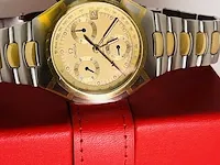 Heren horloge - zeldzame omega seamaster chronograaf 18kt goud