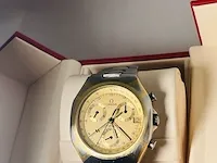 Heren horloge - zeldzame omega seamaster chronograaf 18kt goud - afbeelding 5 van  11