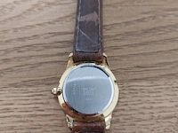 Heren horloge davis, 6681, bruin/goudkleurig - afbeelding 3 van  4