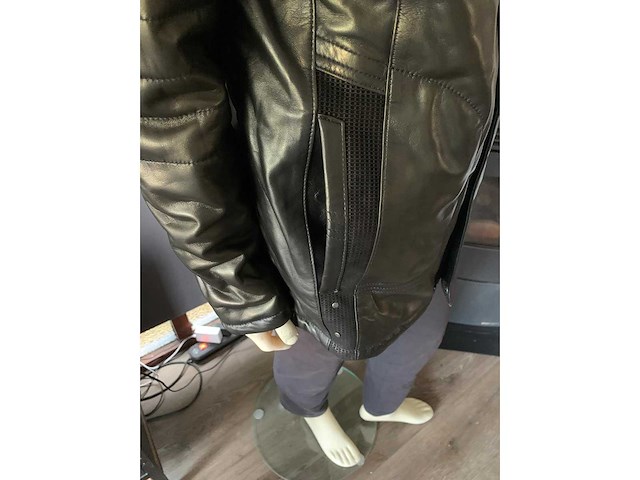 Heren jas lams leder maat 52 - afbeelding 4 van  5