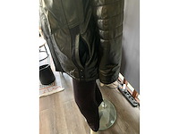 Heren jas lams leder maat 52 - afbeelding 5 van  5