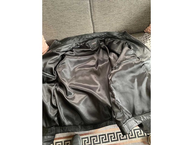 Heren jas lams leder maat 8 xl - afbeelding 6 van  7