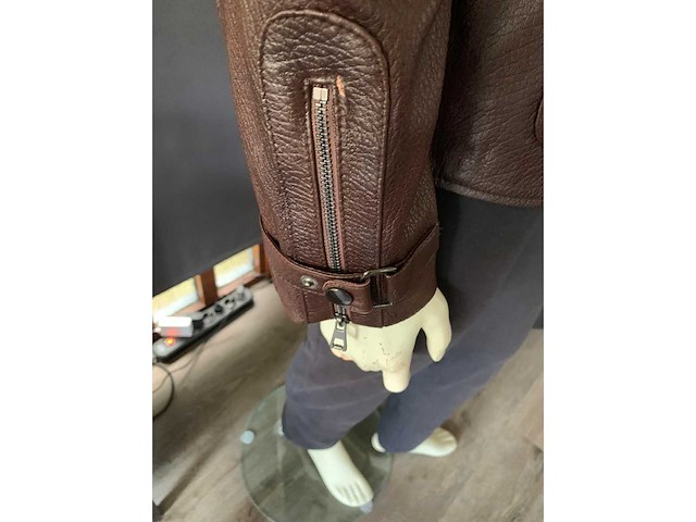 Heren jas lams leder maat s - afbeelding 5 van  10