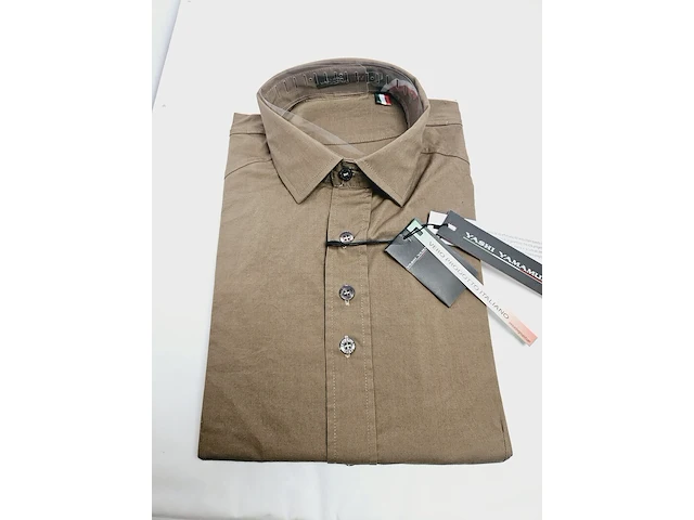 Heren overhemd - yashi yamamuri italiaans japanse designer - afbeelding 1 van  4