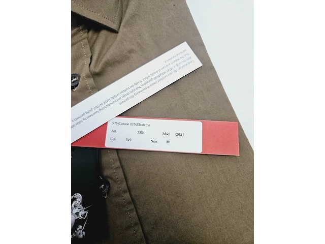 Heren overhemd - yashi yamamuri italiaans japanse designer - afbeelding 4 van  4