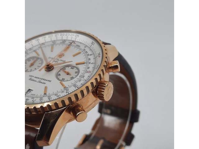 Heren polshorloge, breitling, navitimer, 125th anniversary limited edition 113/125 r26322 - afbeelding 3 van  25