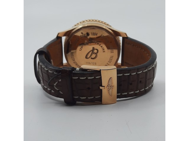 Heren polshorloge, breitling, navitimer, 125th anniversary limited edition 113/125 r26322 - afbeelding 5 van  25