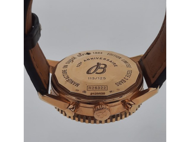 Heren polshorloge, breitling, navitimer, 125th anniversary limited edition 113/125 r26322 - afbeelding 8 van  25